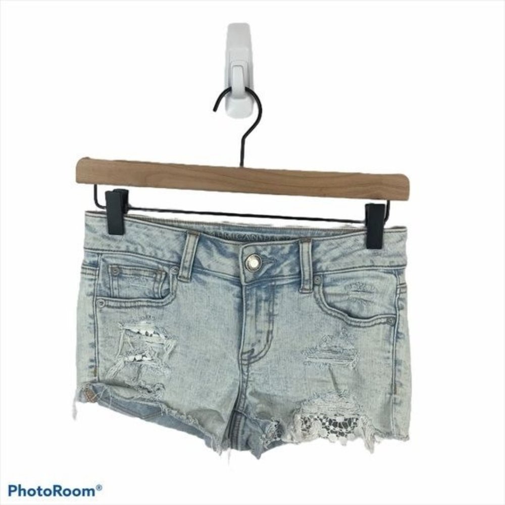 American Eagle Womens Jean shorts AEO denium 0